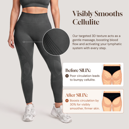 3D CelluSmooth High-Waisted Anti-Cellulite Ankle Legging | Advoce