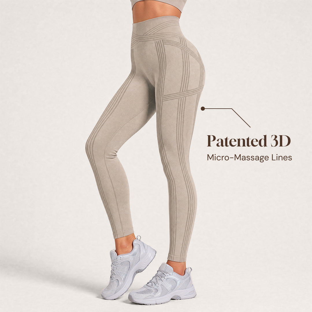 3D CelluSmooth Criss-Cross Booty-Lifting & Anti-Cellulite Leggings | Advoce