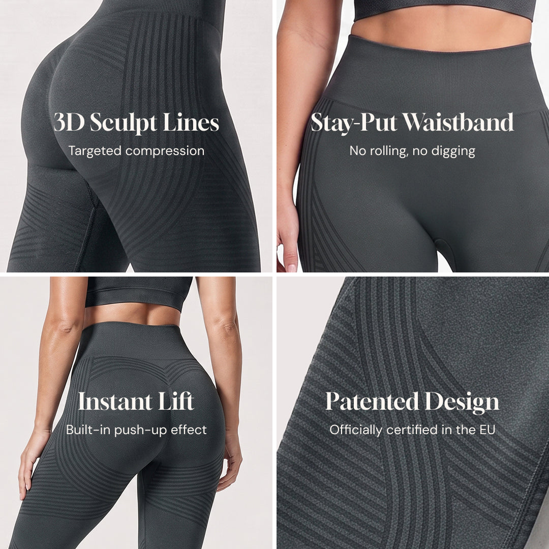 Advoce™ Ribbed Squat-Proof Capri Leggings