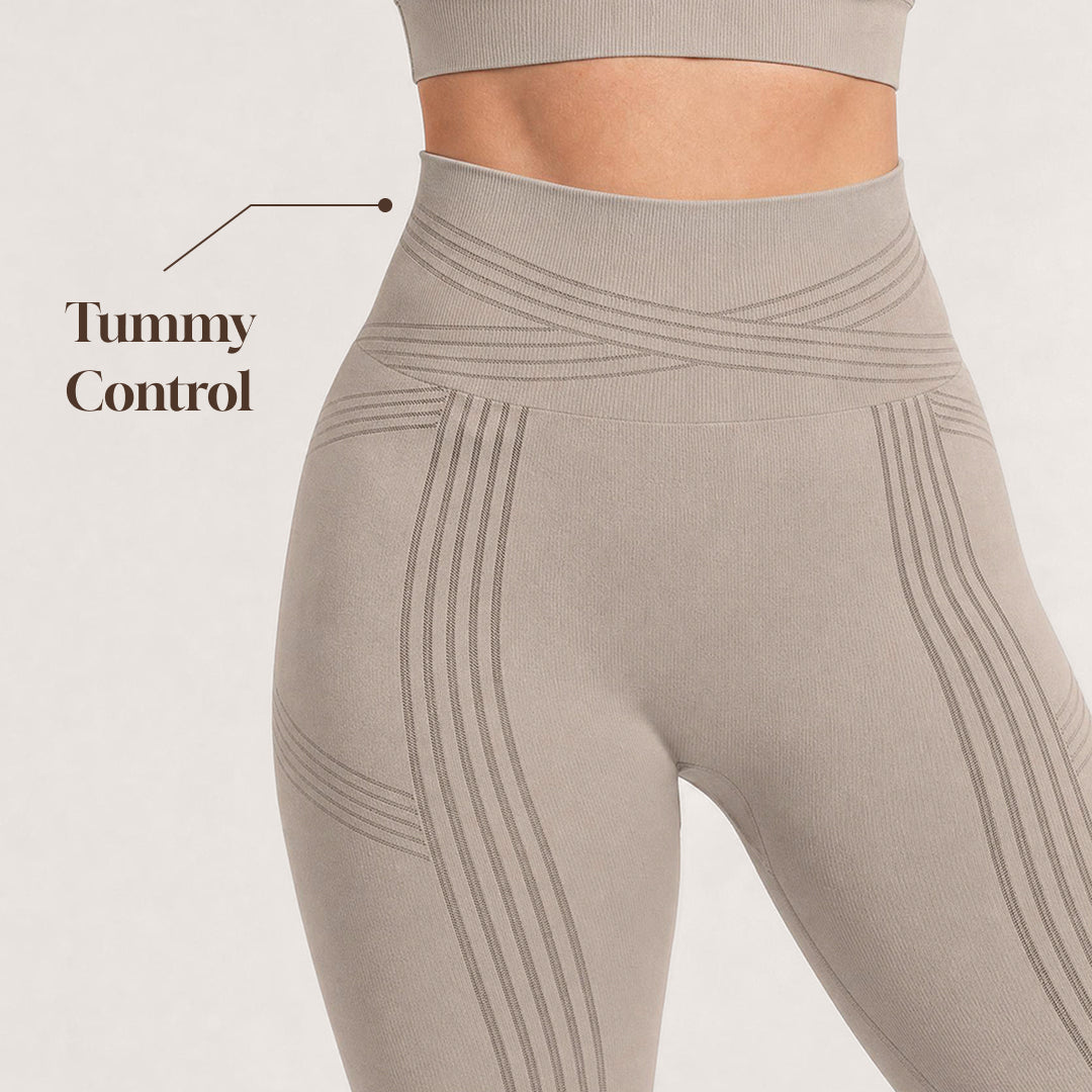 3D CelluSmooth Criss-Cross Booty-Lifting & Anti-Cellulite Leggings | Advoce