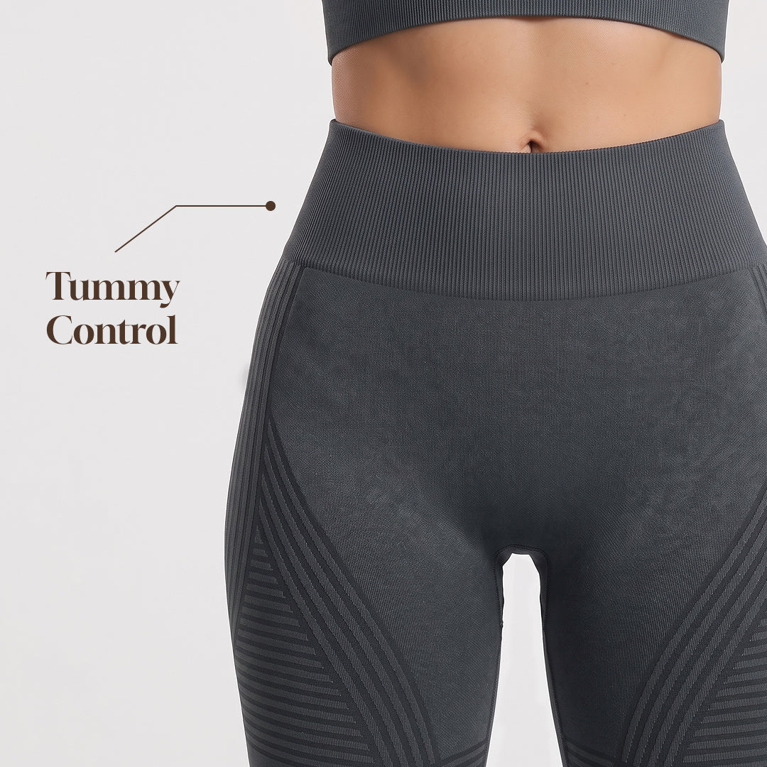 Advoce™ Ribbed Squat-Proof Capri Leggings