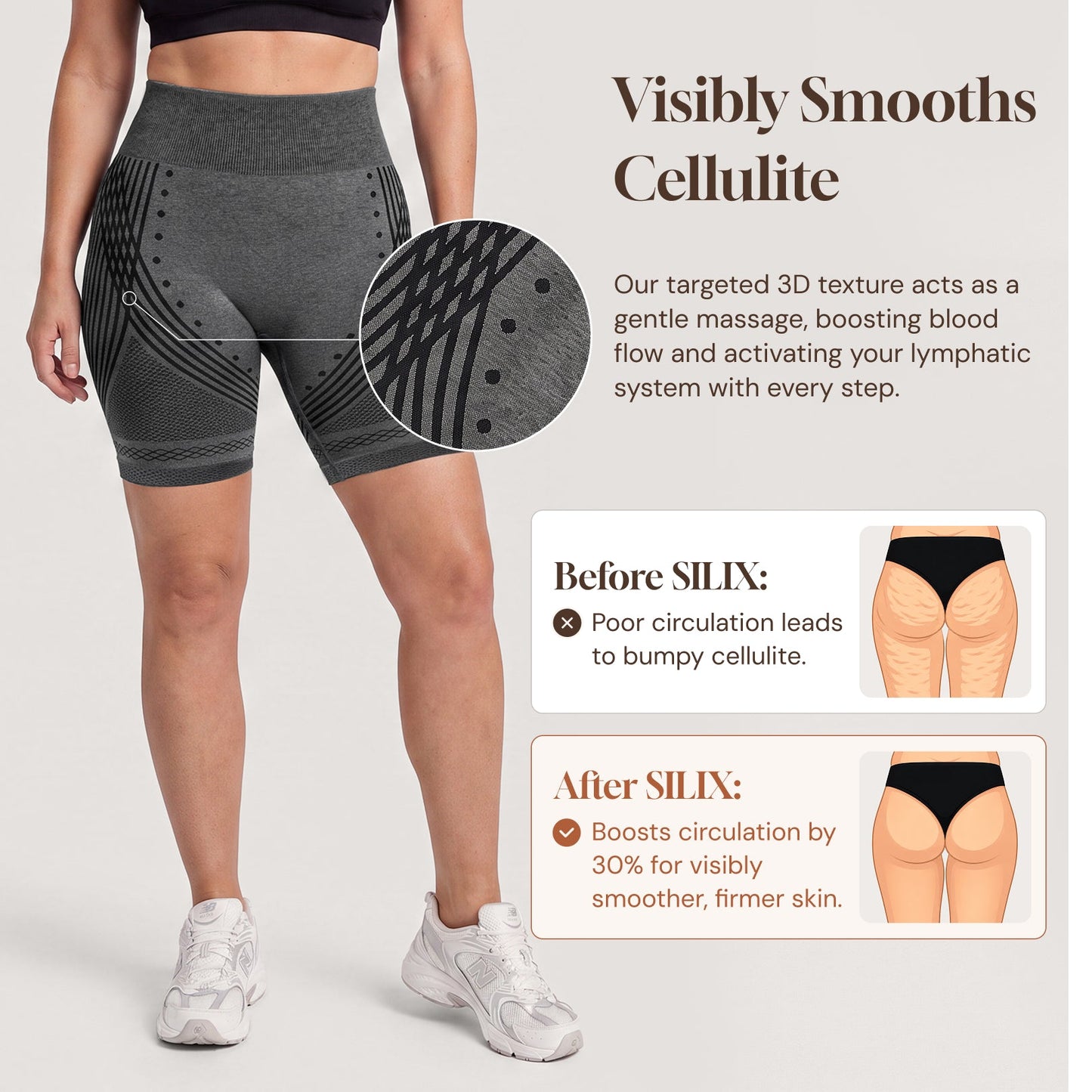 3D CelluSmooth Booty Shorts | Advoce