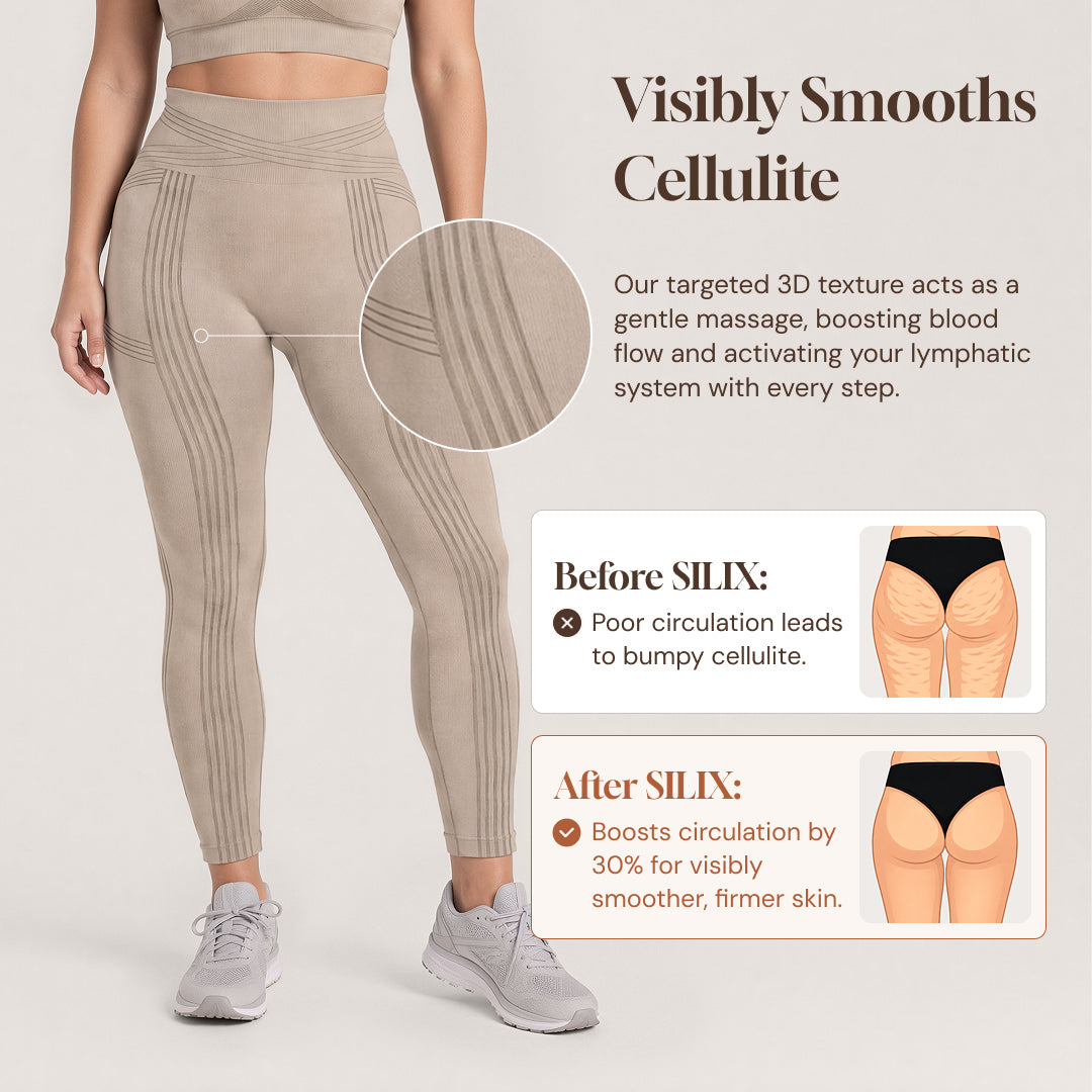 3D CelluSmooth Criss-Cross Booty-Lifting & Anti-Cellulite Leggings | Advoce