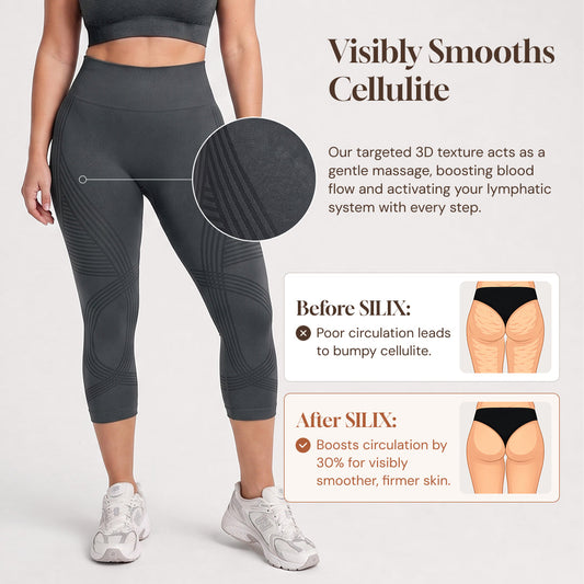 Advoce™ Ribbed Squat-Proof Capri Leggings