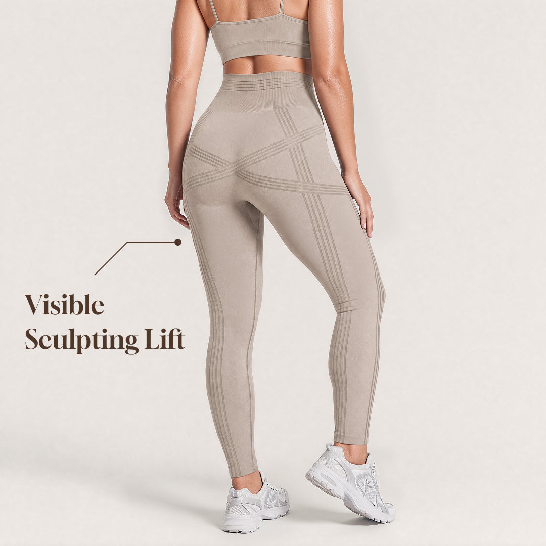 3D CelluSmooth Criss-Cross Booty-Lifting & Anti-Cellulite Leggings | Advoce