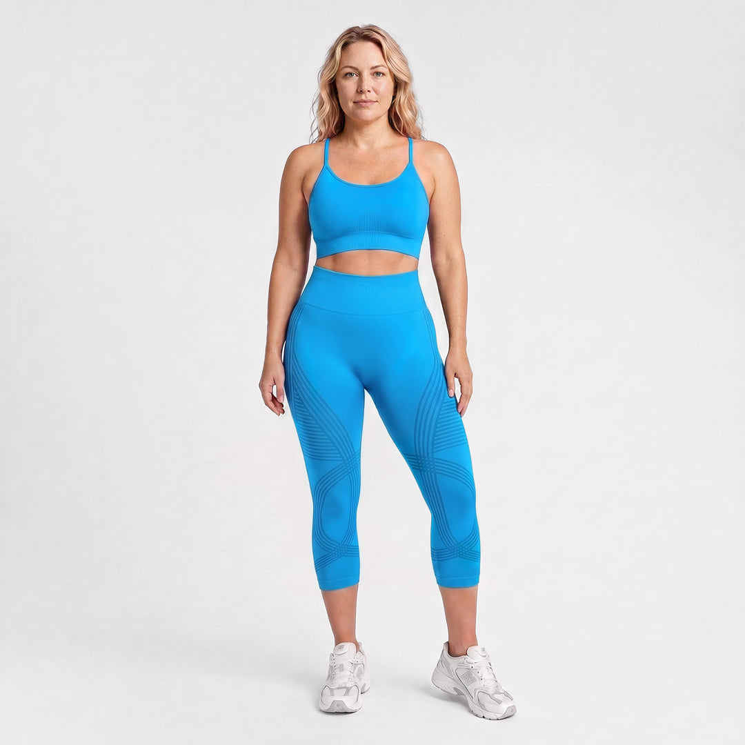 Advoce™ Ribbed Squat-Proof Capri Leggings