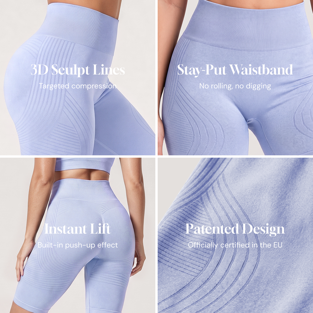3D Anti-Cellulite Short Leggings
