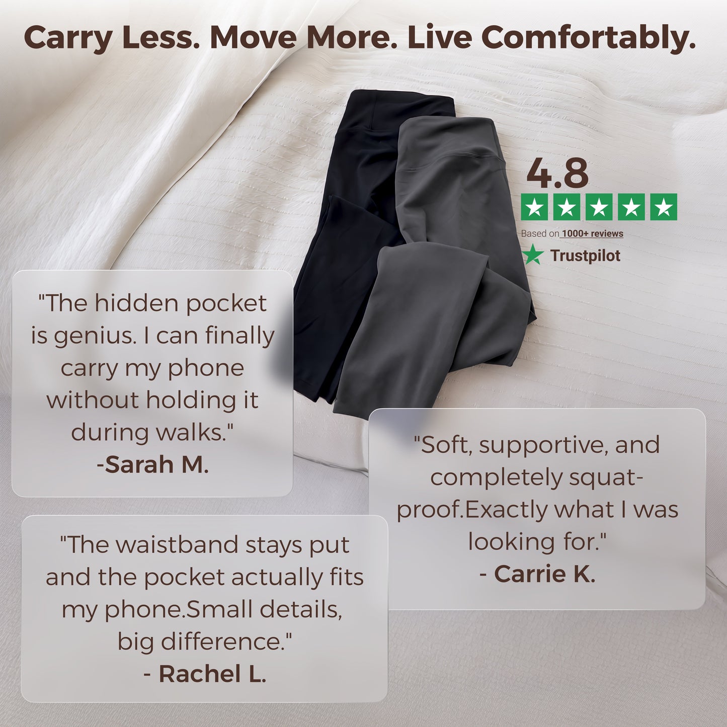 Advoce Hidden Pocket Lifestyle Leggings - Move Freely. Carry Less. Zero Compromise.