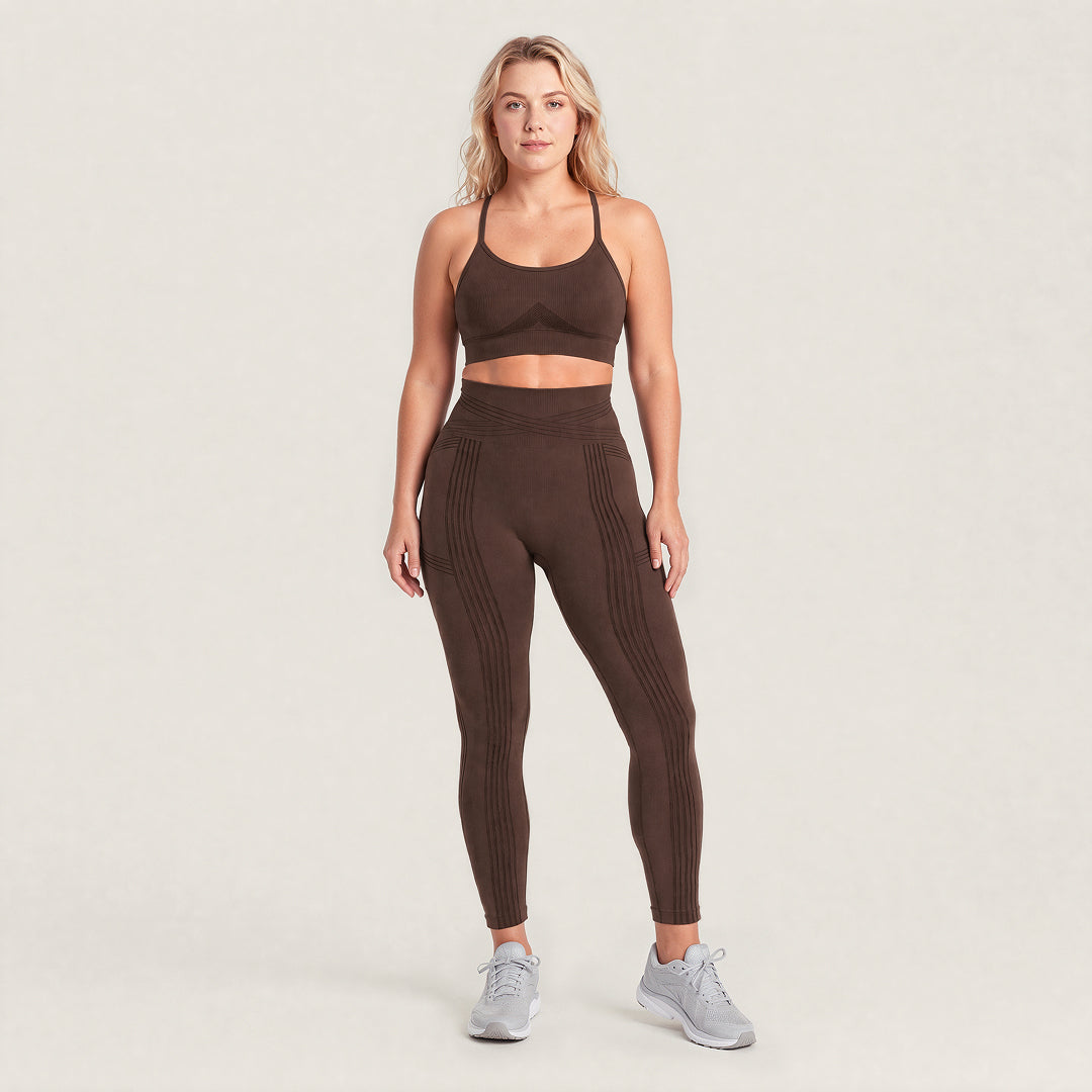 3D CelluSmooth Criss-Cross Booty-Lifting & Anti-Cellulite Leggings | Advoce