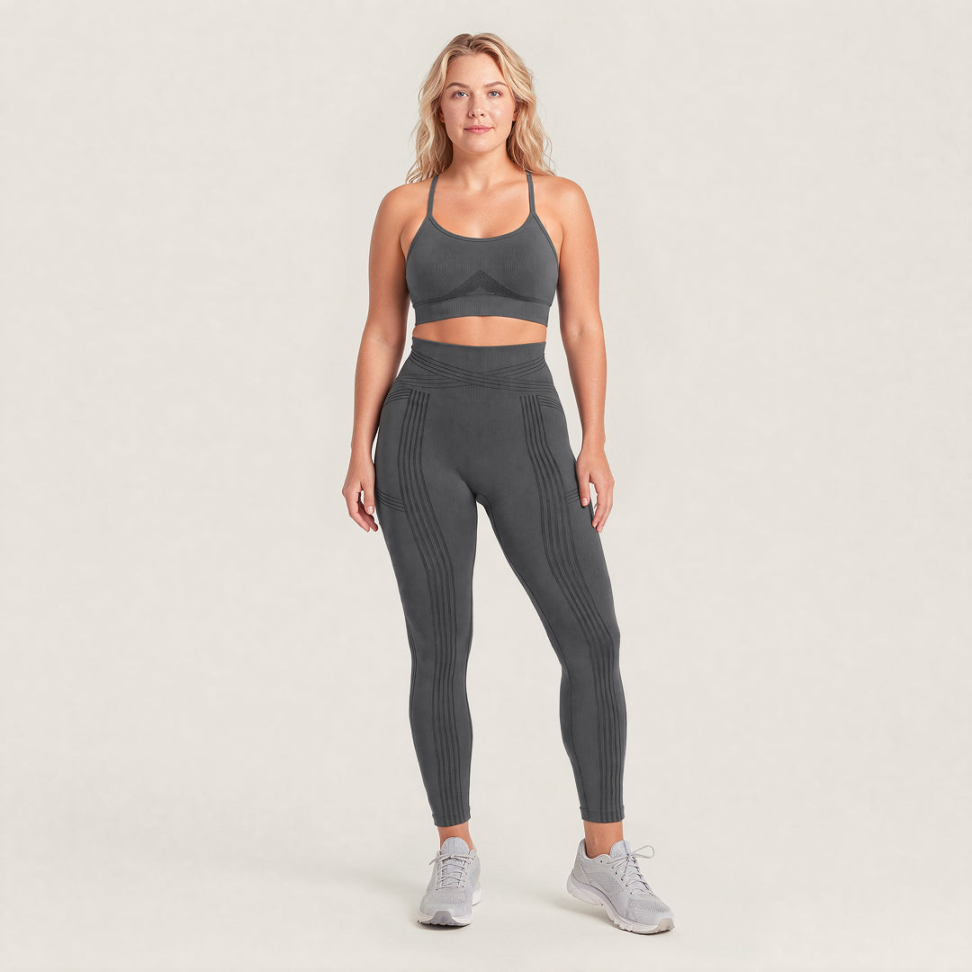 3D CelluSmooth Criss-Cross Booty-Lifting & Anti-Cellulite Leggings | Advoce