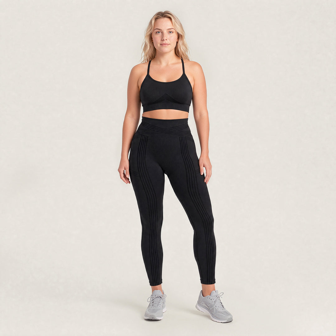 3D CelluSmooth Criss-Cross Booty-Lifting & Anti-Cellulite Leggings | Advoce
