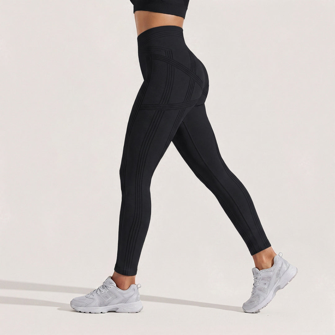 3D CelluSmooth Criss-Cross Booty-Lifting & Anti-Cellulite Leggings | Advoce