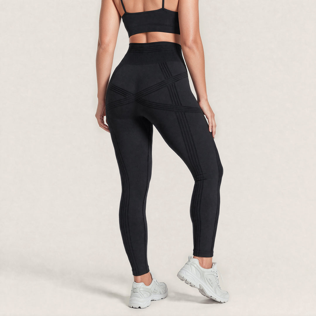 3D CelluSmooth Criss-Cross Booty-Lifting & Anti-Cellulite Leggings | Advoce