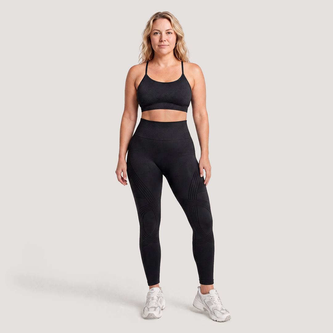 3D CelluSmooth High-Waisted Anti-Cellulite Ankle Legging | Advoce